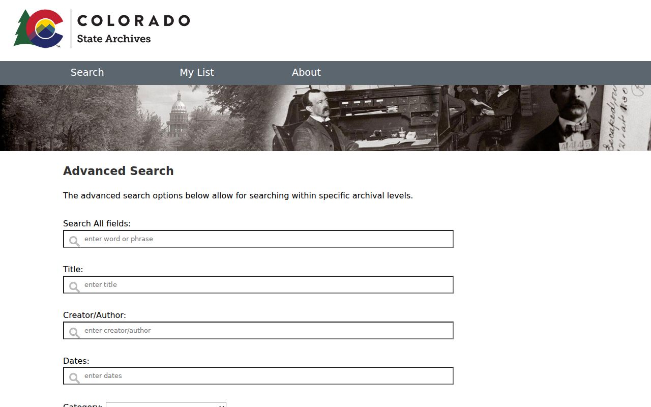 Grand Junction previous residents Colorado State Archives search