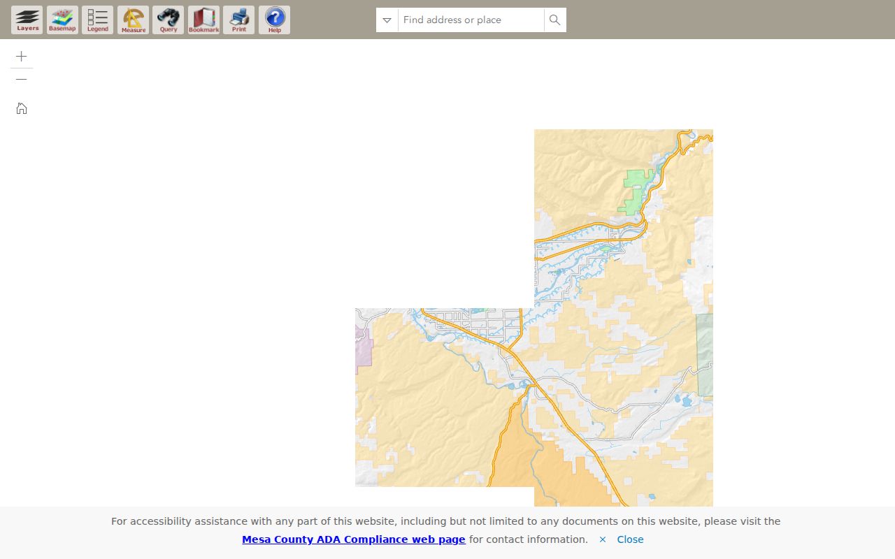 Grand Junction street directory Mesa County GIS parcel viewer